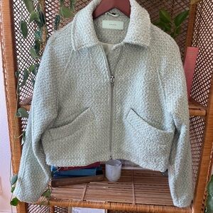 Blanknyc Green Textured Jacket